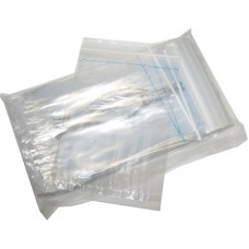 Snap Lock Job Bags With Document Pocket - Transparent - 160 x 230mm - 1 Pack x 100
